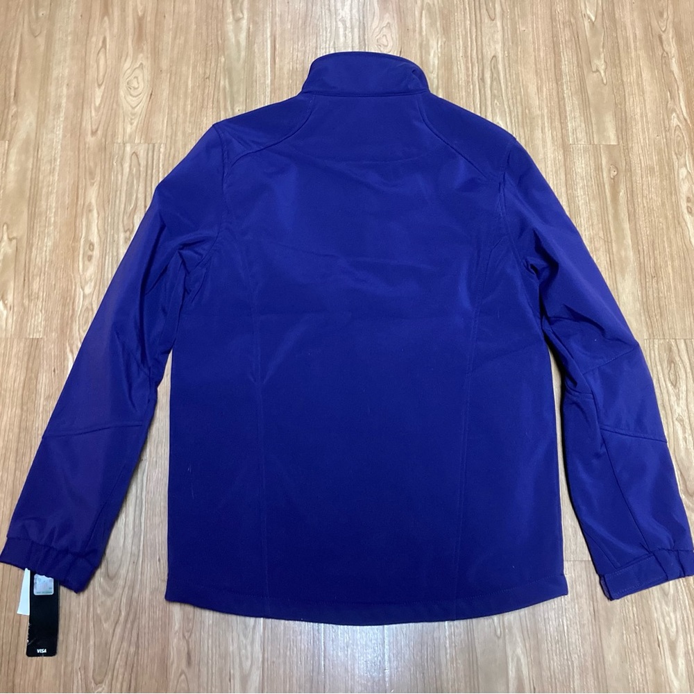 NWT Baltimore Ravens Men's Small Hard Shell Full Zip Purple Jacket Coat NFL - Picture 5 of 6